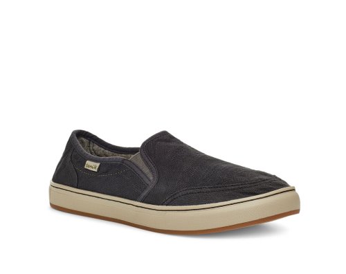 Chaussures Sanuk Tideline Hemp Slip-on Homme - Noir AWISBL910